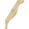 Ekena Millwork 6"W x 22"D x 34"H Funston Rough Sawn Knee Brace, Douglas Fir BRC06X22X34FST00RDF - alternate 2